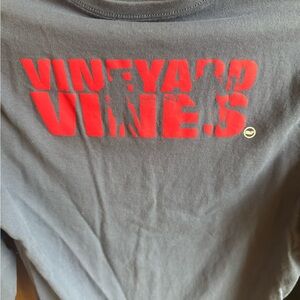 Vineyard Vines Gray Cotton Tee